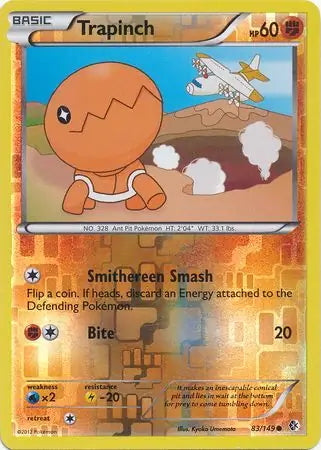 Boundaries Crossed Trapinch #83/149 reverse holo
